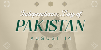 Independence Day of Pakistan Twitter post Image Preview