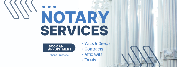 Notary Services Offer Facebook Cover Design Image Preview