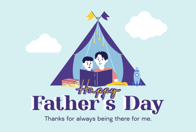 Father & Son Tent Pinterest board cover Image Preview