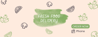 Fresh Vegan Food Delivery Facebook cover Image Preview