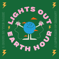 Earth Hour Lights Out Instagram post Image Preview