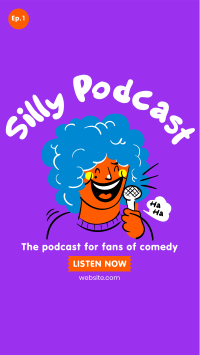 Our Funny Podcast Instagram Story Design