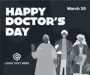 Happy Doctor's Day Facebook post Image Preview