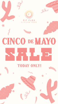 Cinco De Mayo Confetti Sale Facebook story Image Preview