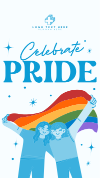 Pride Month Celebration YouTube Short Design