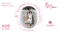 Wedding Photographer Rates Facebook Event Cover Design