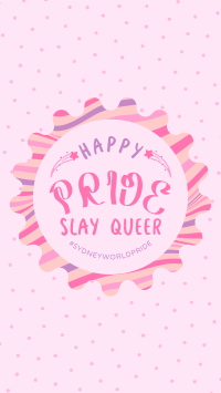 Pride Day Badge Instagram Story Design