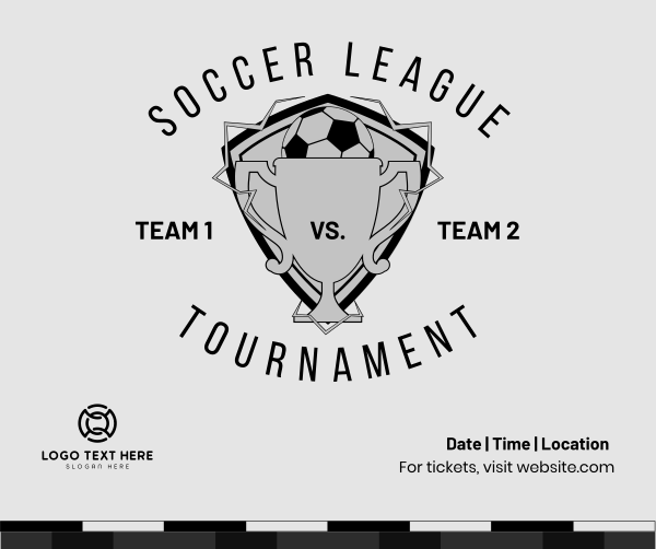 Soccer League Facebook Post Design Image Preview