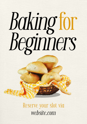 Baking for Beginners Flyer Image Preview