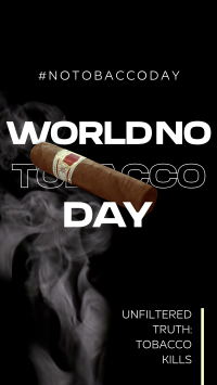 World No Tobacco Day Facebook Story Design