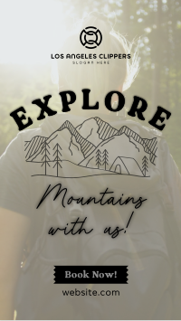 Explore Mountains Facebook story Image Preview