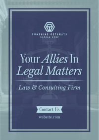 Law Consulting Firm Poster Image Preview