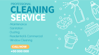 Cleaning Company Facebook event cover Image Preview