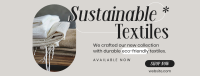 Sustainable Textiles Collection Facebook Cover Design