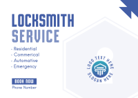 Locksmith Services Postcard Image Preview