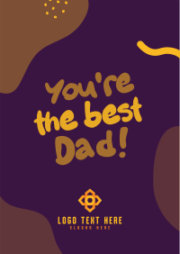 Dad's Day Doodle Poster Design