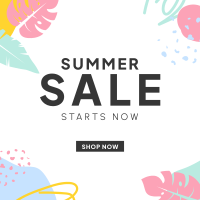 Flashy Summer Sale Instagram Post Design