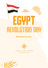 Egyptian Revolution Flyer Design