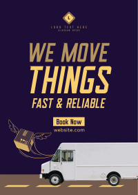 Fast & Reliable Delivery Poster Image Preview