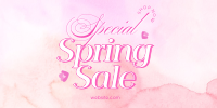 Special Spring Sale Twitter Post Design