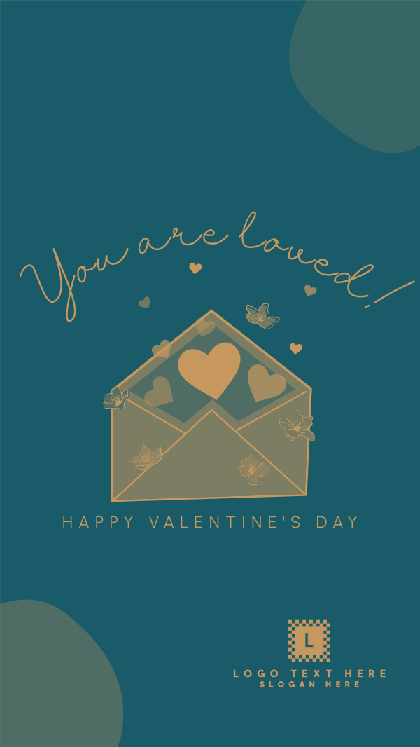 Valentine Envelope Instagram Story Design Image Preview