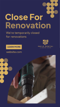 Temporary Home Renovation Facebook story Image Preview
