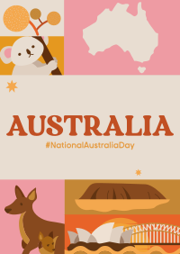 Modern Australia Day  Poster Image Preview