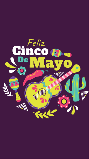 Feliz Cinco De Mayo Facebook story Image Preview