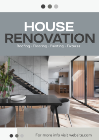 Quality Renovation Service Poster Design