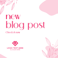 Leafy Blog Instagram Post Design
