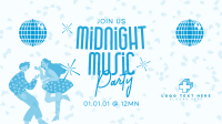 Midnight Music Party Animation Design