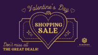 Minimalist Valentine's Day Sale Video Image Preview