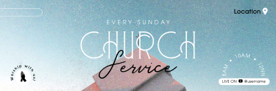 Worship with us Twitter header (cover) Image Preview