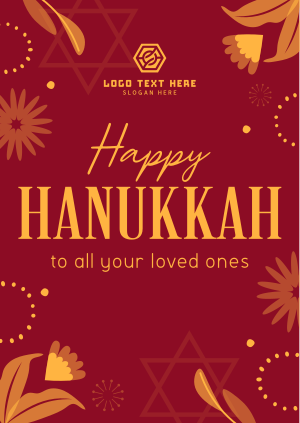 Elegant Hanukkah Night Poster Image Preview