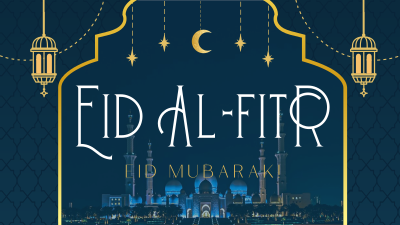 Eid Al Fitr Prayer Facebook event cover Image Preview