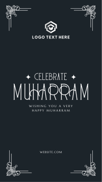Bless Muharram YouTube Short Design