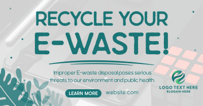 Recycle your E-waste Facebook ad Image Preview