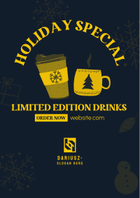 Holiday Special Drinks Poster Image Preview