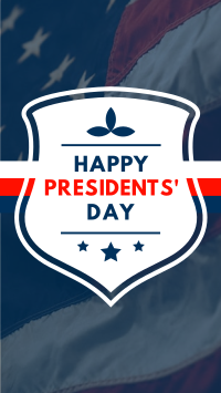 Presidents Day Badge Instagram Story Design