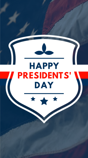 Presidents Day Badge Instagram story Image Preview