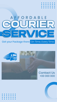 Affordable Courier Service YouTube short Image Preview