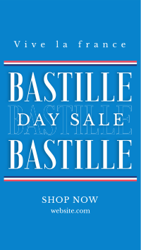 Happy Bastille Day Facebook story Image Preview