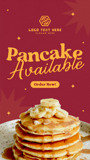Pancakes Now Available Facebook story Image Preview