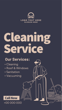 Professional Cleaner Services Instagram story Image Preview