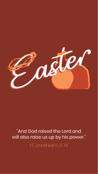 Easter Resurrection Instagram Reel Image Preview