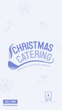 Christmas Catering Facebook Story Design