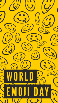 Trippy Emoji Facebook Story Design