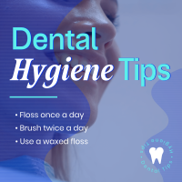 Dental Hygiene Tips Instagram Post Preview