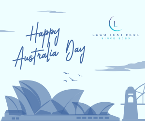 Happy Australia Day Facebook post Image Preview