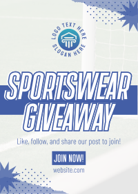 Sportswear Giveaway Poster Image Preview